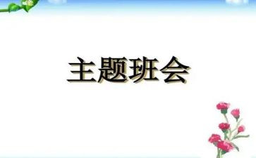 班主会工作总结7篇