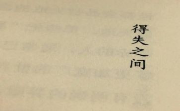 得与失工作报告8篇