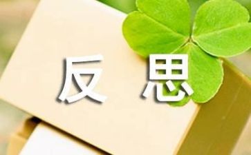 工作总结中反思参考5篇