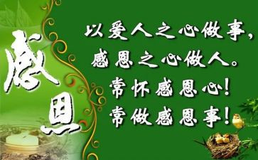 感恩系列活动总结7篇