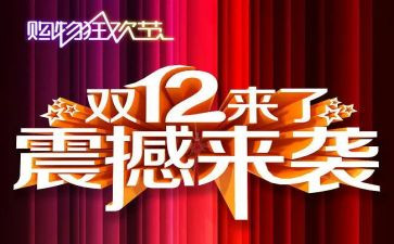双十二活动总结6篇